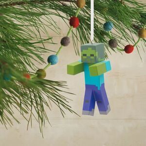 Minecraft Zombie Christmas Tree Ornament Hallmark